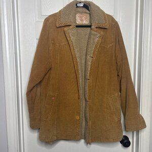 Vintage Levi’s Red Tag Men’s L Corduroy Sherpa Trucker Jacket Lined Y2K 71507